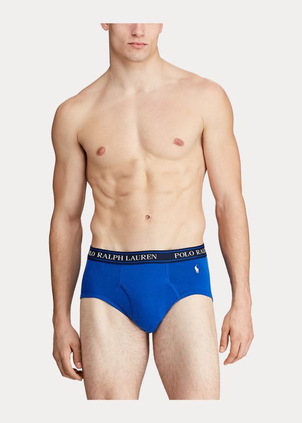 Men's Polo Ralph Lauren Stretch 4-Pack Briefs | 631852LAX